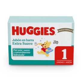 Jabon En Barra Huggies Bebe Extra Suave 75 Gr