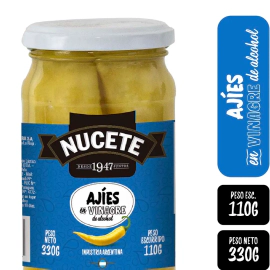 Ajíes Nucete En Vinagre Frasco 110 Gr
