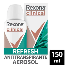 Antitranspirante En Aerosol Rexona Clinical Refresh 150 Ml Refrescante