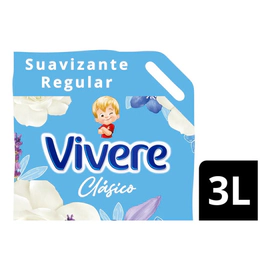 Suavizante Vivere Clásico Explosión Floral 3 Lt Doypack