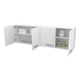 Alacena D/cocina Mosconi Exp 1,60m Mela Blanco Blanco