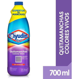 Quitamanchas Ayudin Ropa Colores Vivos 700 Ml Botella
