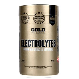 Gold Nutrition Electrolytes Minerales Vitaminas X60 Cápsulas