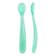 Cuchara De Silicona Chicco 6m+ Azul