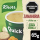Sopa Instantanea Quick Knorr Zanahoria Quinoa 5 Sobres