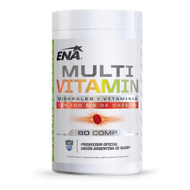 Multivitamin Ena Sport Minerales, Vitaminas, Cafeína 60 Comp