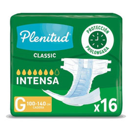Pañal Para Adultos Plenitud Classic 16 Un