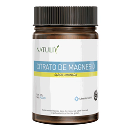 Natuliv Citrato De Magnesio Sabor Limonada X105gr