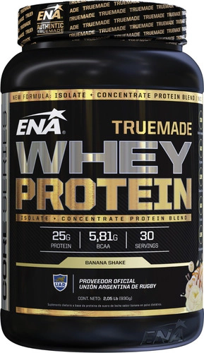 True Made Whey Protein Ena Sport Aislada Concentrada X 2 Lb