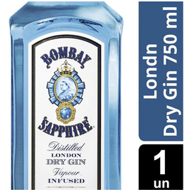 Gin Bombay Sapphire 47° Botella 750 Ml