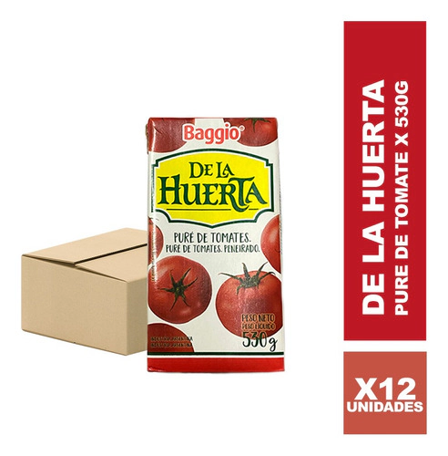 Pure Tomate La Huerta 530 Gr 12 Un