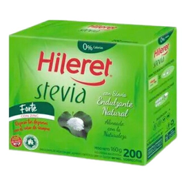 Edulcorante Hileret Stevia Forte 200 Sobres