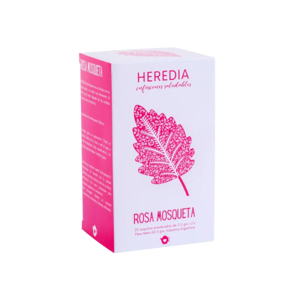 Te Rosa Mosqueta Heredia 25 Saquitos Ensobrados X 625 Gr