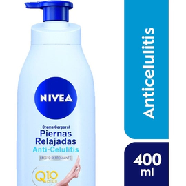 Crema Nivea Q10 Piernas Relajadas Anticelulitis 400 Ml