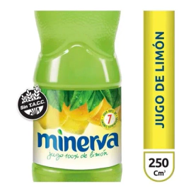 Jugo De Limon Minerva 100% Puro 250ml - Sin Tacc