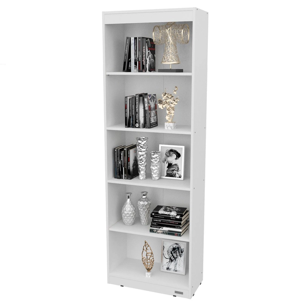 Biblioteca Con Estantes Blanca Mosconi Estantería Repisa
