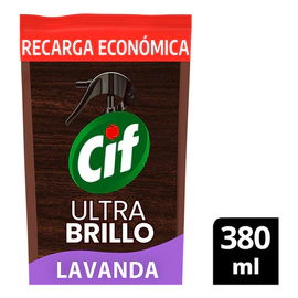 Limpiador Cif Multisuperficies Lavanda Ultra Brillo 380ml Dp