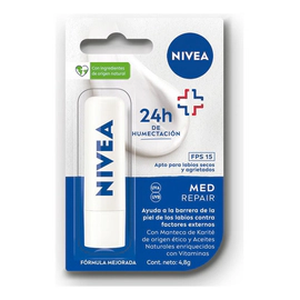 Protector Labial Humectante Nivea Derma Care Fps 15 4,8 Gr
