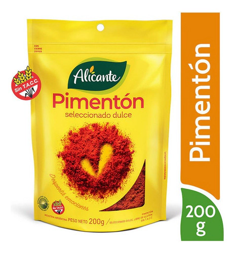 Pimenton Dulce Seleccionado Alicante 200 Gr