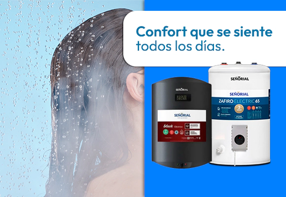 termotanques Eléctrico Black Zafiro Señorial Gas