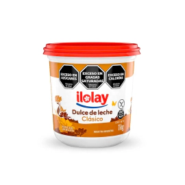 Dulce De Leche Ilolay Clásico Sin Tacc 1 Kg