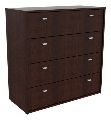 Cómoda Cajonero Mosconi Nature 4 Cajones Mela Wengue