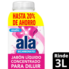 Jabón Liquido Concentrado Para Diluir Ala 500 Ml
