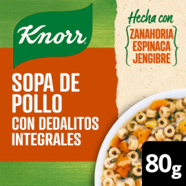Sopa De Pollo Knorr Con Dedalitos Integrales Sobre 80 Gr