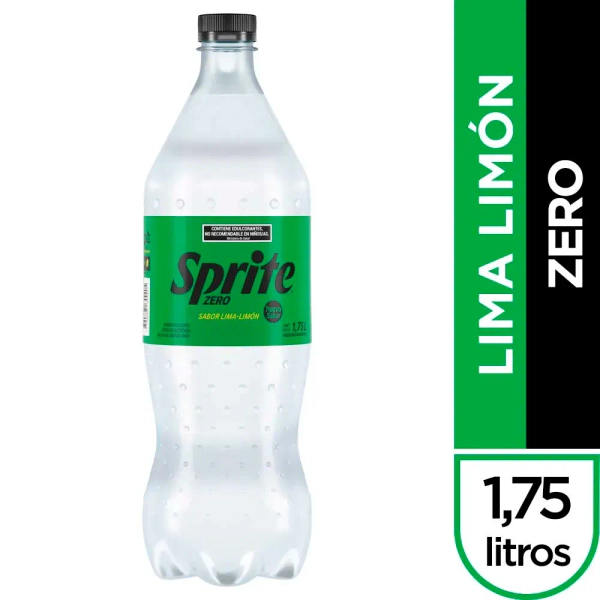 Gaseosa Sprite Zero Botella 1,75 Lt.