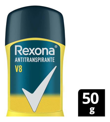 Rexona Desodorante Antitranspirante Men V8 En Barra X 50gr