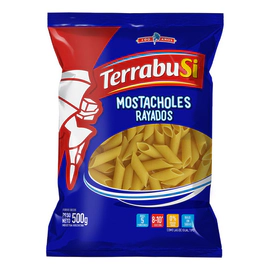 Fideos Mostachol Terrabusi Rayado 500 Gr