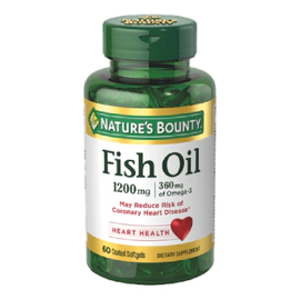 Fish Oil 1200mg Omega 3 Natures B Aceite De Pescado X60 Cap
