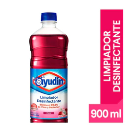 Ayudin Limpiador Desinfectante Liquido Floral X 900 Ml