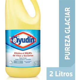 Lavandina Ayudin Triple Poder Pureza Glaciar 2lt