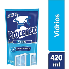 Limpiador Vidrios Procenex Repuesto 420 Ml