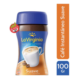 Cafe Instantaneo La Virginia Suave Espuma Sin Tacc 100 Gr