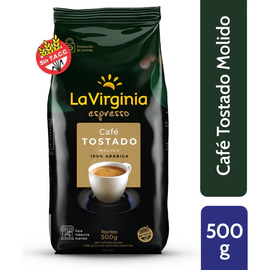 Café La Virginia Tostado Molido Espresso 500 Gr