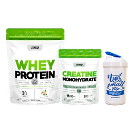 Star Nutrition Combo Whey Protein Doypack X2lb + Creatina Doypack X 300gr + Vaso