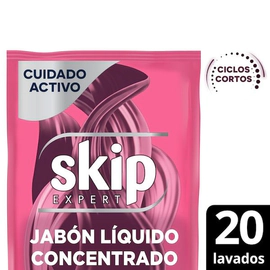 Jabón Líquido Skip Ciclos Cortos Cuidado Activo Doypack 800ml