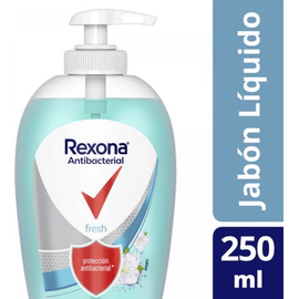 Jabon Liquido Antibacterial Rexona Fresh X250ml