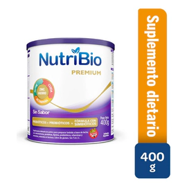 Suplemento Dietario Nutribio Premium Sin Sabor 400 Gr Lata