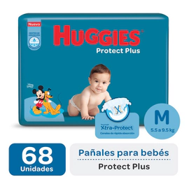 Pañales Huggies Protect Plus M G XG XXG XXXG