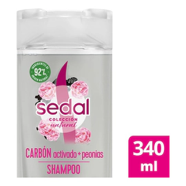 Shampoo Sedal Carbon Activado Y Peonias 340 Ml