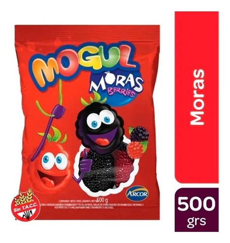 Mogul Gomitas Moras X 500 Gr