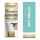 Crema Loreal Paris Anti Brillo Fps50+ Uv Defender 40 Gr
