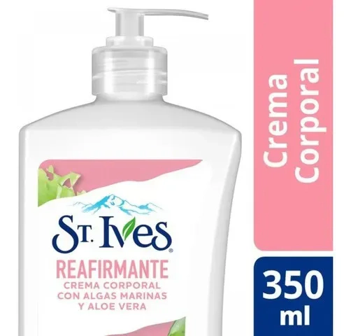 Crema Corporal St Ives Reafirmante Algas Y Aloe Vera 350 Ml