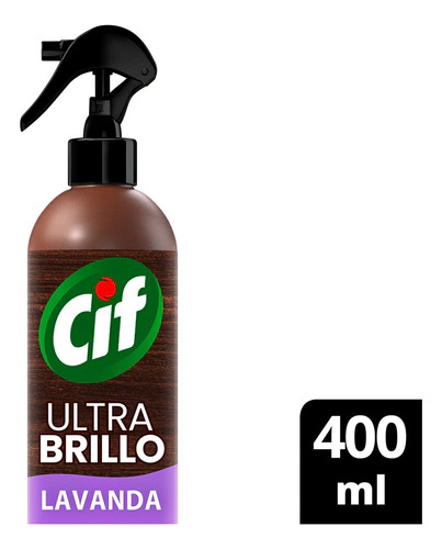 Limpiador Cif Flores De Lavanda Ultra Brillo 400 Ml Gatillo
