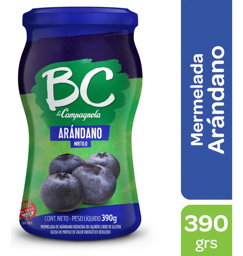 Mermelada Bc Arandanos 390 Gr Fra