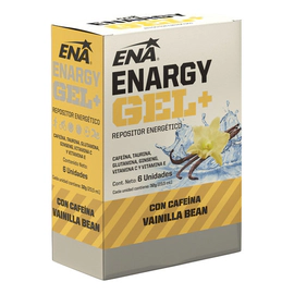 Gel Ena Sabor Vainilla Bean Enargy Gel Cafeina Caja 6 Un
