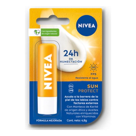 Protector Solar Labial Nivea 30fps Humect S Un Protect 4,8gr